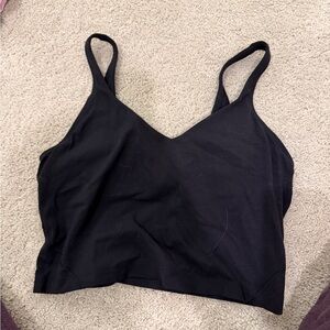 lululemon athletica Black Crop Top